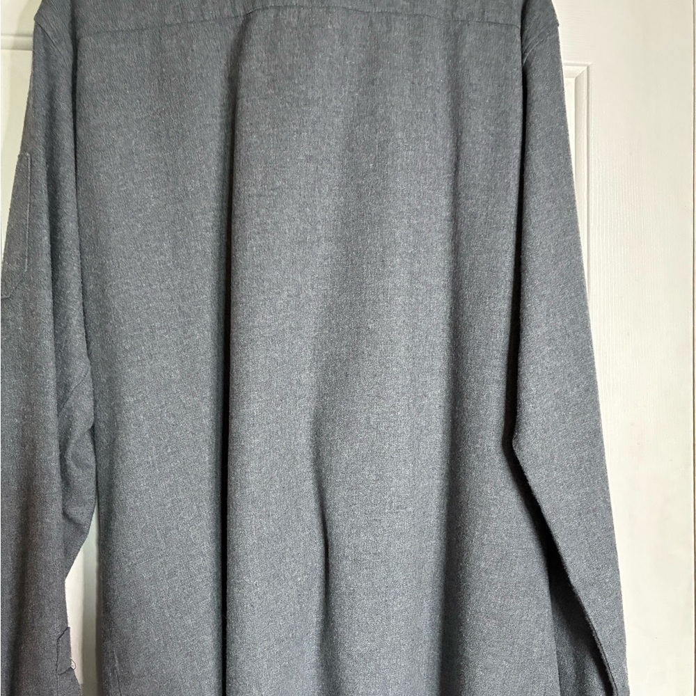 BLVD Dark Gray Casual Button Down Shirt - Picture 7 of 10
